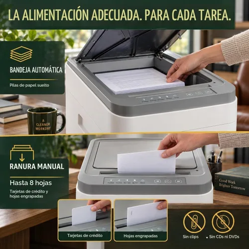 Vista 8 de Trituradora de papel de alimentación automática Nivel
