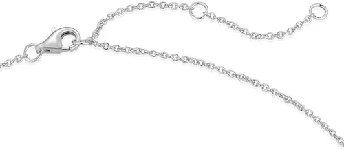 Vista 3 de FANCIME Collares de plata de ley con inicial, collar con letra A-Z con monograma pequeño, collar con nombre, joyería fina, regalos para mujeres, 16