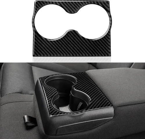 Vista 11 de Coche cambio cambio panel cubierta calcomanías para 2011 2012 2013 2014 Dodge cargador accesorios fibra carbono interior pegatinas