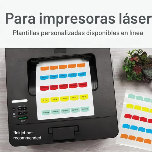 Vista 3 de Pestañas de índice láser imprimibles Redi-Tag, Variados