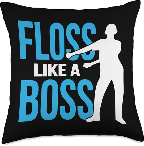Vista 5 de Floss Like A Boss Designs Floss Like A Boss - Almohada de baile, 16.0 x 16.0 in, multicolor