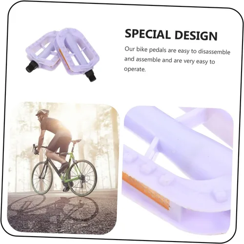Vista 9 de Homoyoyo 1 par de bicicletas Pedal bicicleta cosas plegable bicicleta niños Bicicletas Bicicletas Entrenador Pedal MTB Pedales planos niños MTB