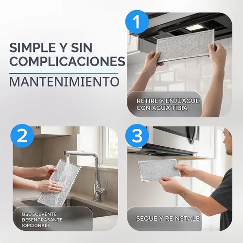 Vista 6 de Filtro de grasa para microondas compatible con microondas Whirlpool y GE, paquete de 2 unidades de aproximadamente 13 x 6 pulgadas