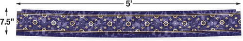 Vista 2 de Beistle 2 pancartas metálicas de plástico con flecos de Ramadán para decoración de fiestas religiosas musulmanas