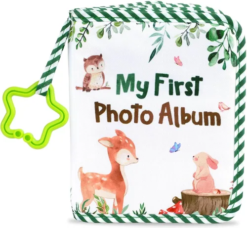 Vista 13 de Álbum de Mi Primera Familia del Bebé, Libro de Tela Suave para Fotos de Animales, Mi Primer Libro de Fotos, Álbum de Recuerdos del Bebé, Regalo que
