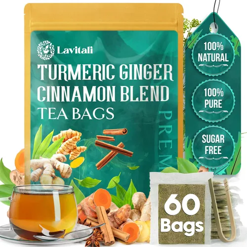 Vista 13 de Lavitali, Bolsas de té de raíz de bardana 60 bolsas, té de hierbas 100% puro Sin cafeína, bolsa de filtro ecológica rica en antioxidantes
