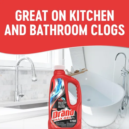 Vista 7 de Removedor de obstrucciones 00117-2PK Max(paquete de 2), 32 onzas, Drano , thomaswi, 1, 1