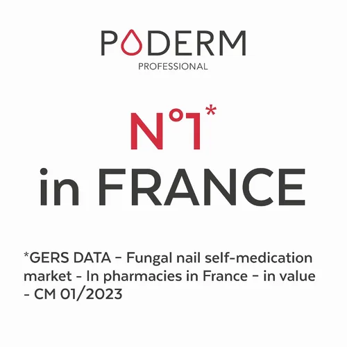 Vista 4 de PODERM - Restaura la apariencia de uñas descoloridas o dañadas, ingredientes 100% naturales y veganos - Fabricado en Suiza