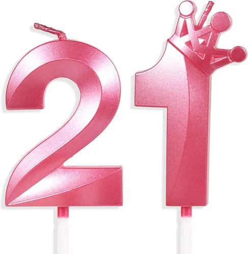 Vista 39 de Velas de cumpleaños número 10 para pastel, velas de oro rosa número 10 con corona, diseño 3D, decoración de pastel de cumpleaños para niñas