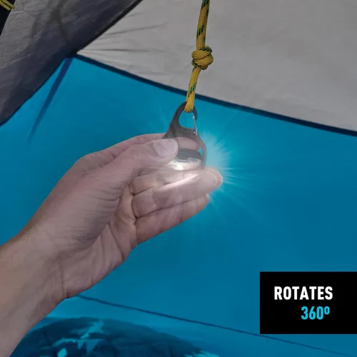 Vista 7 de Nite Ize Moonlit - Linterna micro recargable portátil para accesorios de campamento y equipo de senderismo, cuenta con clip de mosquetón con un