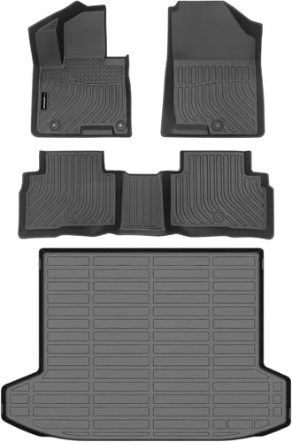 Vista 16 de Auxko Alfombrillas para Todo Clima Alfombrilla de Carga con Alfombrilla de Respaldo para Hyundai Ioniq 5 (Consola Central Inmóvil, No para Limited)