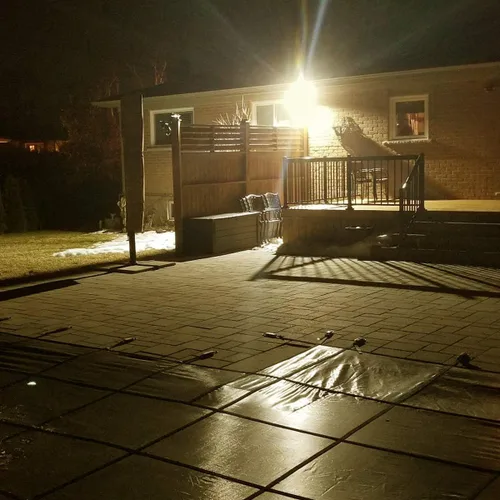 Vista 9 de SOLLA Paquete de 2 luces LED de 100 W, 10000 lm 3000 K, luz de inundación exterior blanca cálida, lámpara de inundación para interiores