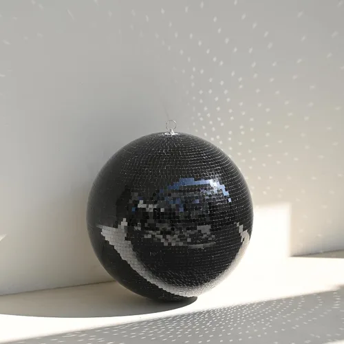Vista 44 de Yescom Juego de 8 bolas de discoteca de 7/12/16/20/24 pulgadas, bolas de espejo surtidas, decoración de vidrio para colgar para fiestas de los años