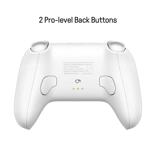Vista 3 de 8Bitdo Ultimate Bluetooth Controller with Charging Dock, 2.4g Wireless Pro Gamepad with Back Buttons, Hall Joystick, Motion Controls and Turbo