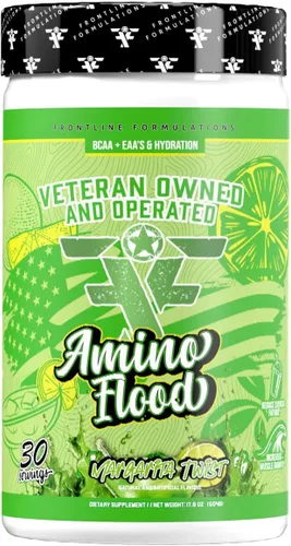 Vista 11 de Amino Flood de formulaciones de primera línea - Fórmula de recuperación e hidratación BCAA + EAA - Soporte muscular, electrolitos y resistencia
