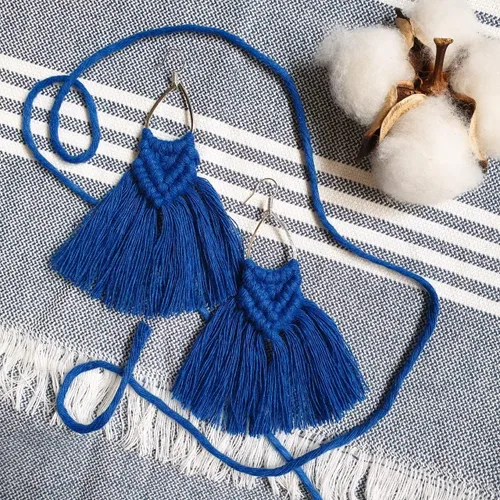 Vista 5 de Bobbiny Cordón de macramé de una sola capa para bebé de 0.069 pulgadas (100% algodón reciclado)