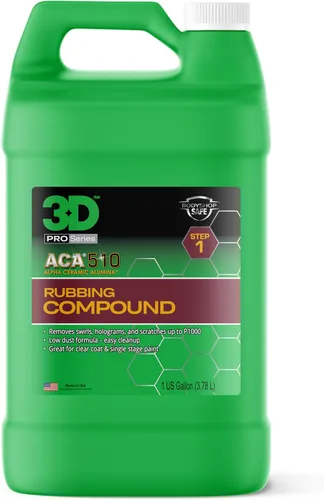 Vista 3 de 3D ACA 510 Compuesto para Pulir – Compuesto de Corrección de Pintura de Corte Rápido con Alúmina Cerámica Alfa Seguro para Talleres de Carrocería