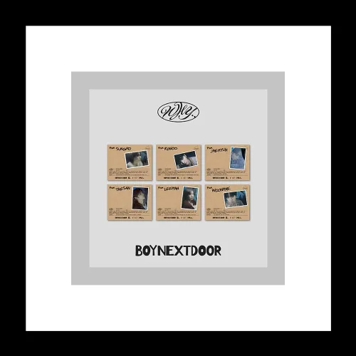 Vista 8 de BOYNEXTDOOR POR QUÉ.. 1er álbum EP Póster plegable en paquete+Foto+Postal+Tarjeta Fotos+Pegatina+Seguimiento Sellado BND DAZED Versión