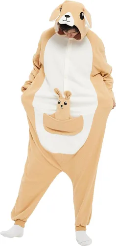 Vista 6 de III HHONS Onesies - Pijama de animales para mujereshombres, disfraz de adulto, Halloween, cosplay, ropa de dormir de Navidad para adolescentes