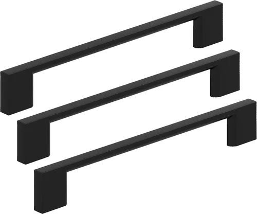 Vista 66 de Amerock 10BX37131CZ Tirador de gabinete Champán Bronce 3-3/4 pulgadas (96mm) de centro a centro Paquete de 10 unidades Cityscape Herrajes