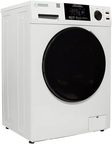 Vista 9 de Pemberly Row Lavadora secadora todo en uno, 1.62 pies cúbicos, acero inoxidable, blanco, 15 programas, ventilada para un secado más rápido, combo