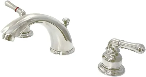 Vista 15 de Kingston Brass KB966 Grifo de baño de configuración ancha Magellan con desagüe automático al por menor, cobre envejecido