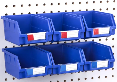 Vista 8 de Papeleras de Pegboard – tamaños 3.5", 5", o 7