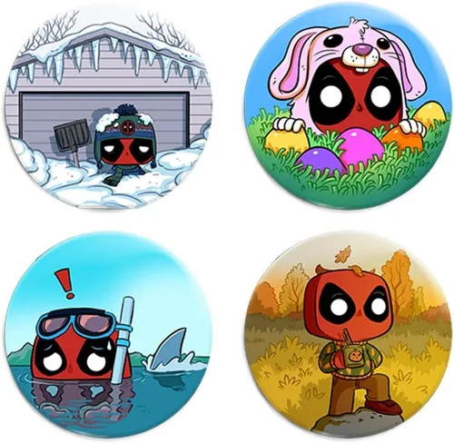 Vista 8 de Funko Pop! Marvel Deadpool Seasons Mystery Box Kit de coleccionistas GameStop Exclusivo