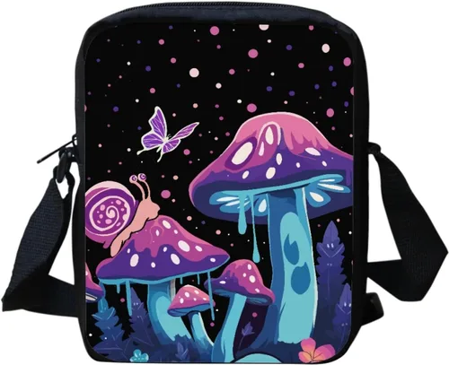 Vista 45 de HUGS IDEA Animales Cara Pequeña Crossbody Bolsos Bolso De Hombro Bandera estadounidense