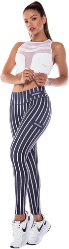 Vista 3 de Drakon Colombian Leggings para entrenamiento de talle alto. Para Mujer. Pantalones de yoga o crossfit ajustados de compresión.