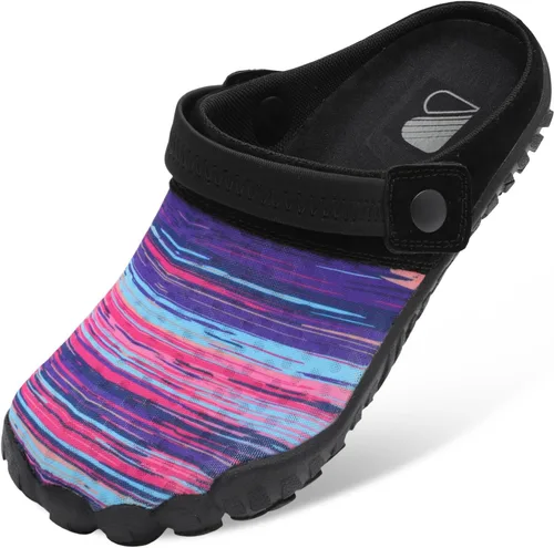 Vista 11 de Besroad Sandalias de senderismo al aire libre, zapatos deportivos de agua, zapatillas de moda, pantuflas clásicas para mujeres y hombres