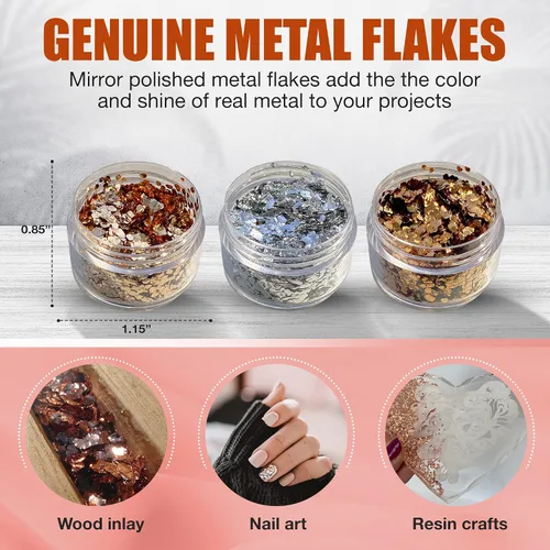 Vista 3 de Copos de metal genuino, cobre, plata, oro