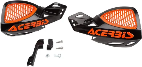 Vista 2 de Acerbis Uniko Vented - Protector de manos Negro / Anaranjado