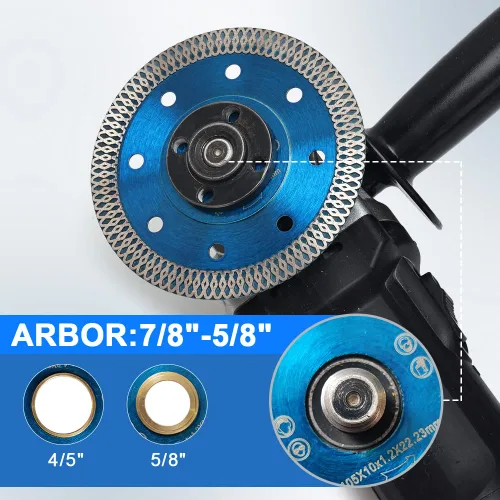 Vista 4 de 2 unids/lote 4 pulgadas Super Thin Diamond Saw Blades Porcelana Azulejos de corte para granito mármol azulejos de cerámica