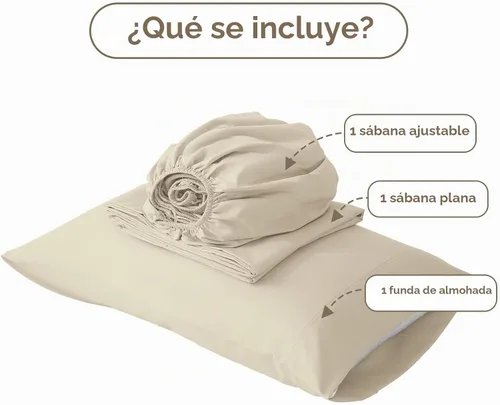 Vista 6 de LONAVA Juego de sábanas individuales de 3 piezas, sábanas de microfibra beige ultra suaves y transpirables, 1600 hilos de hotel de lujo Oeko-Tex