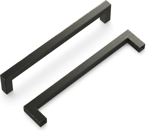 Vista 38 de Hickory Hardware - HH075326-BGB - Manija de la colección Skylight, 3 pulgadas de centro a centro, latón dorado cepillado.