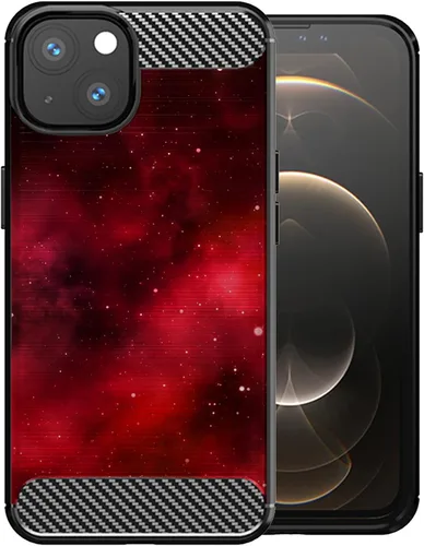 Vista 25 de CasesOnDeck - Funda compatible con Apple iPhone 13 Mini/iPhone 13 Mini, funda de diseño, delgada, negra, flexible, elegante, protección contra