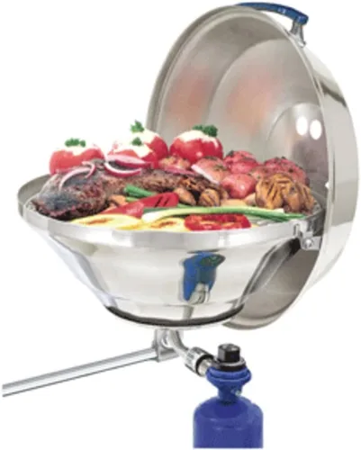 Vista 2 de MAGMA Productos, Parrilla de gas para tetera marina, A10-215 y productos, Funda acolchada de transporte/almacenamiento para hervidores marinos