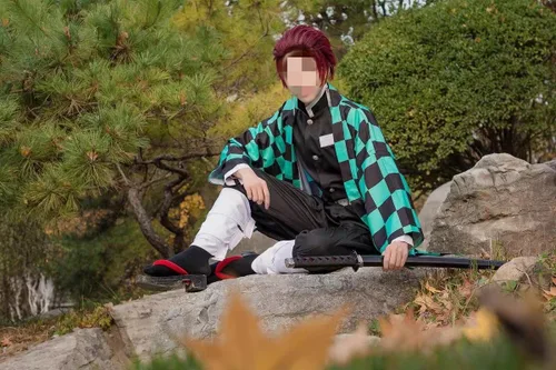 Vista 3 de Disfraz de cosplay unisex para adultos, chaqueta, uniforme con disfraz de anime cosplay, kimono