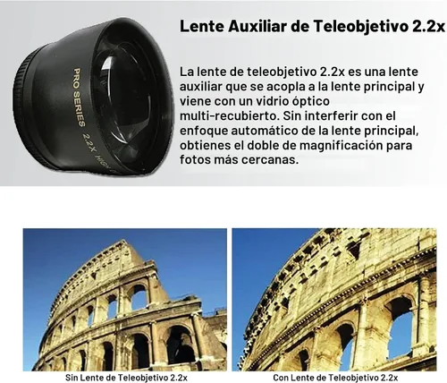 Vista 7 de Canon EOS 2000D / Rebel T7 Cámara DSLR con lente EF-S 18-55mm + tarjeta SanDisk de 32GB + estuche para trípode + lentes gran angular + kit