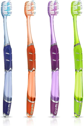 Vista 3 de GUM Technique Deep Clean Cepillo de dientes - Compacto suave - Cepillos de dientes suaves para adultos con encías sensibles - Cerdas extra finas, 1