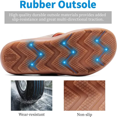 Vista 5 de Sandalias ortopédicas para hombre con soporte de arco para fascitis plantar, pies planos, para interiores y exteriores, sandalias de playa