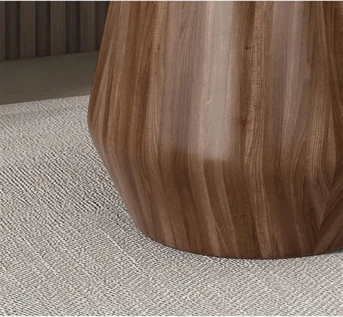 Vista 6 de Mesa de té para sala de estar, moderna redonda de 2 niveles, estante de almacenamiento de oficina, sala de estar, mesa de café, estante de acero