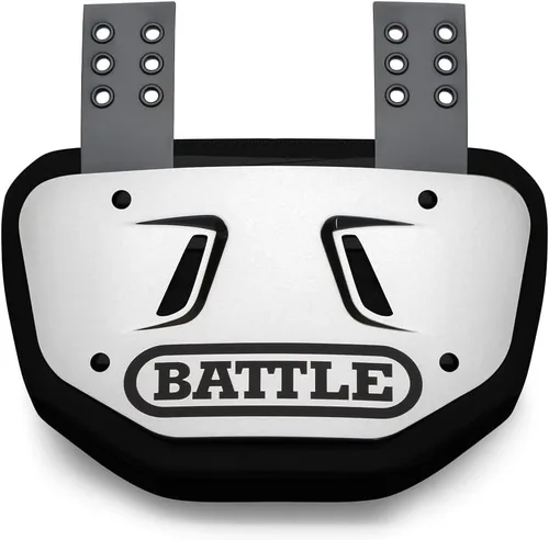 Vista 10 de Battle Sports Placa para espalda cromada de fútbol – Protector de espalda baja de capa dura con espuma contorneada para protección de alto impacto