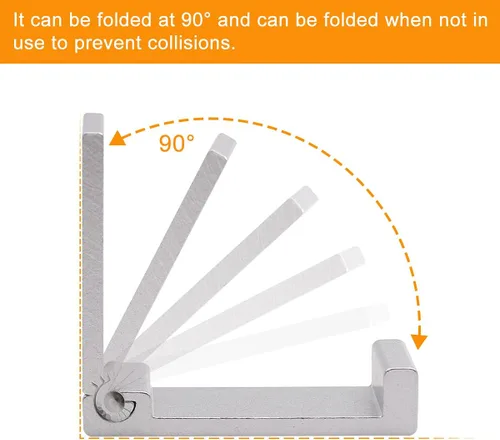 Vista 4 de 5 ganchos plegables para colgar en la pared, ganchos plegables de aleación de aluminio, gancho plegable de aleación de aluminio para toallas