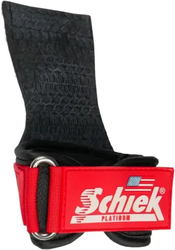 Vista 13 de Schiek Sports Model 1907 Platinum Edition Ultimate Grips - Correas de levantamiento de pesas 3 en 1, muñequeras y almohadillas de agarre, control