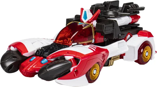 Vista 5 de Transformers Generations Legacy Voyager Class Velocitron Speedia 500 Colección de figuras: Cybertron Universe Override 18