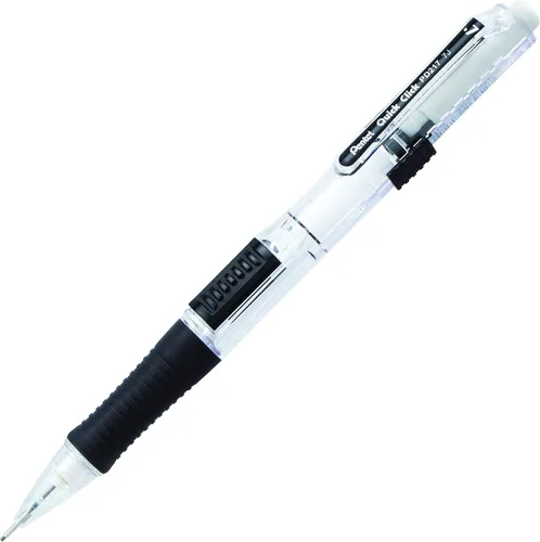Vista 15 de Pentel QUICK CLICK - Portaminas mecánico (0.7mm), cuerpo verde, caja de 12 lápices (PD217D)