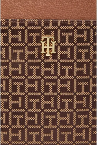 Vista 4 de Tommy Hilfiger Antonella II Crossbody Square Monogram Jacquard