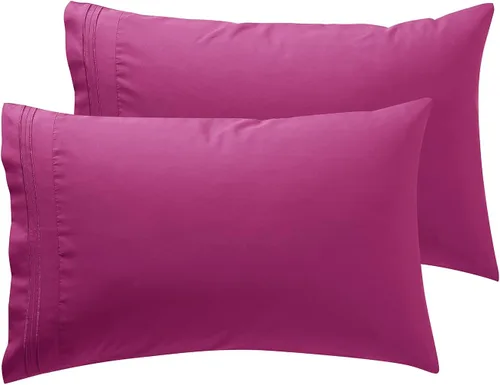 Vista 44 de Nestl - Juego de 2 fundas de almohada de microfibra azul playa tamaño Queen, 20 x 30 pulgadas